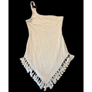 SHEIN SKY One Shoulder Fringe Dress NWT